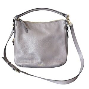 Kate Spade Cobble Hill Gray‎ Pebble Leather Shoulder Hand Bag